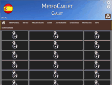 Tablet Screenshot of meteocarlet.com